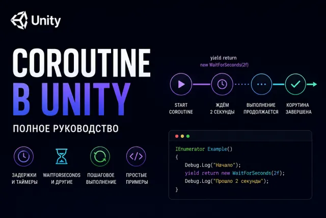 Coroutine в Unity: полное руководство с примерами