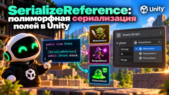 SerializeReference в Unity: Полиморфная Сериализация Полей