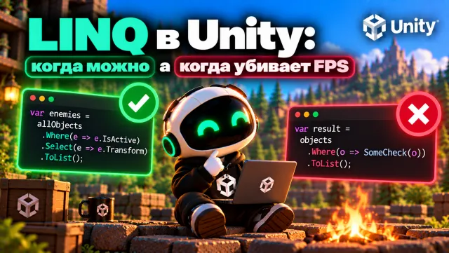 LINQ в Unity: Как использовать и не потерять FPS