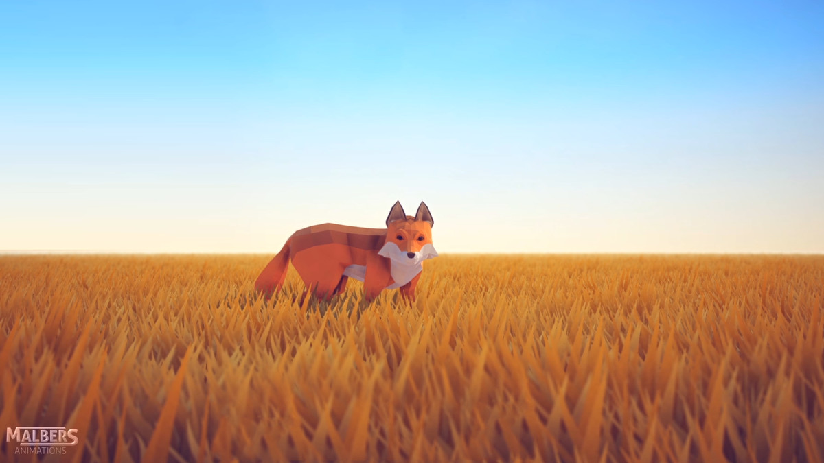 Poly Art: Fox
