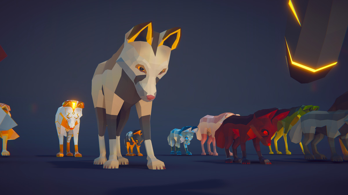 Poly Art: Fox