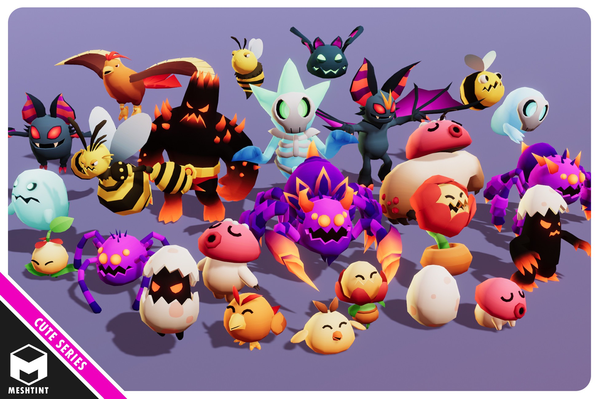 Monsters Ultimate Pack 01 Cute Series