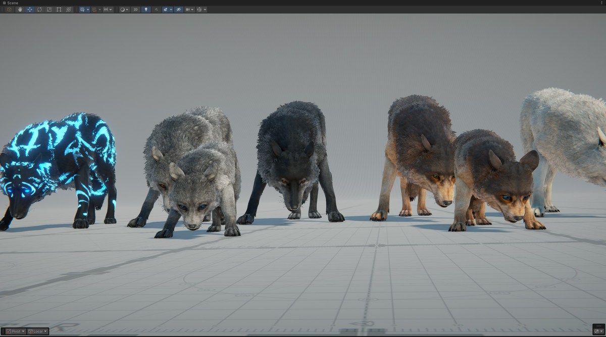 Realistic Wolf