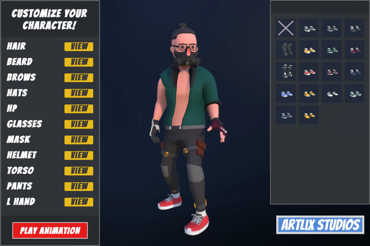 Customizable 3D Cyberpunk Characters Vol 2