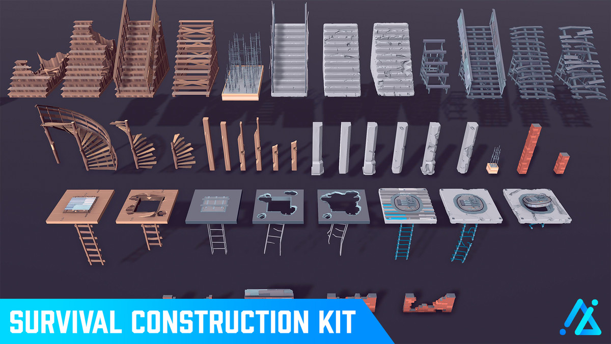 POLY - Mega Survival Construction Kit (SRP, URP, HDRP)
