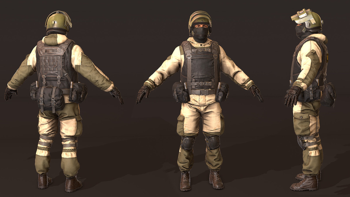 Russian Soldier Camo Pack