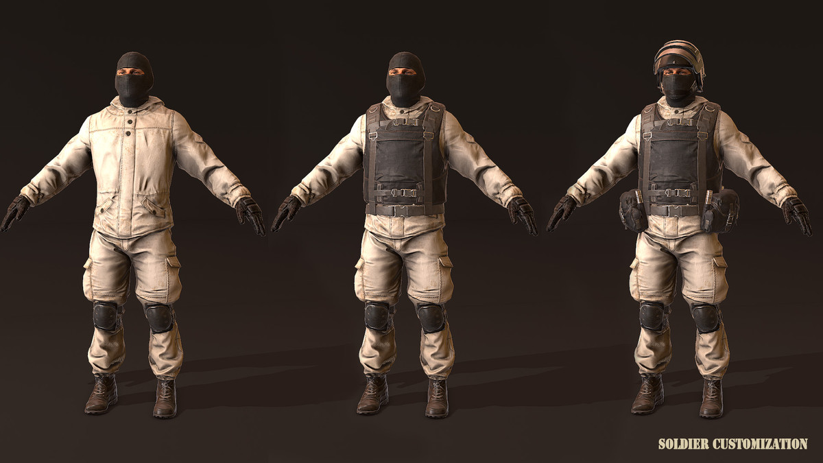 Russian Soldier Camo Pack