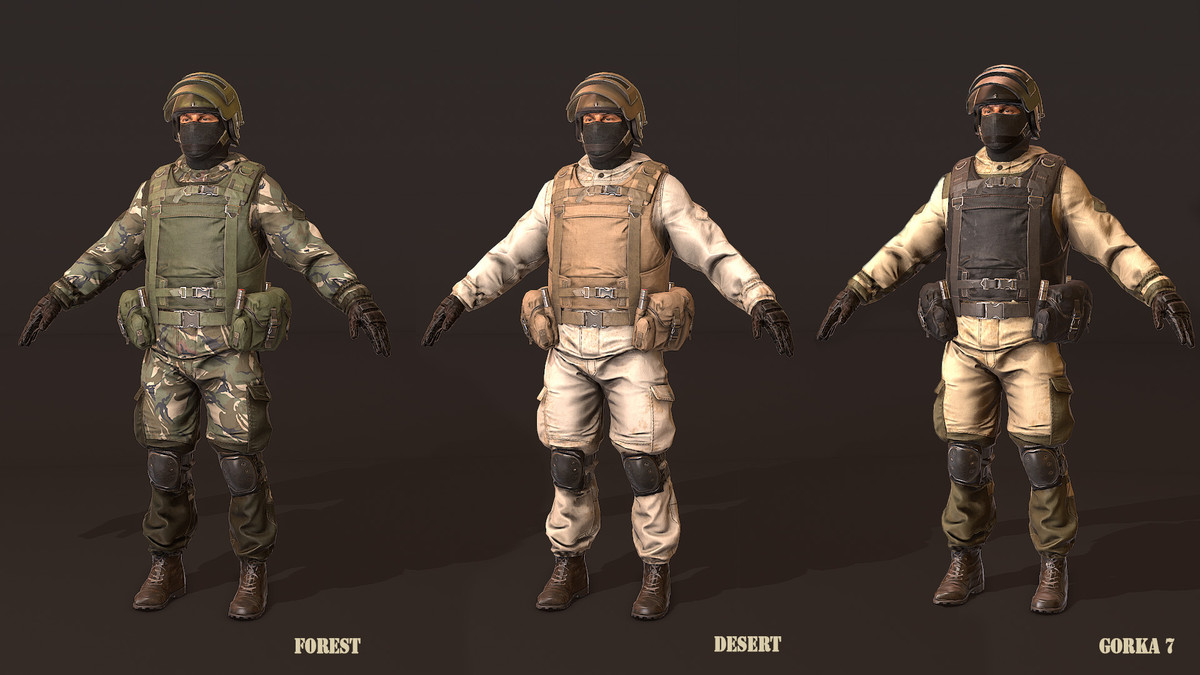 Russian Soldier Camo Pack