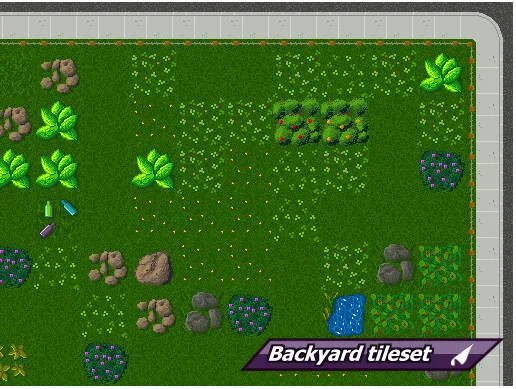 Backyard Top-Down Tileset