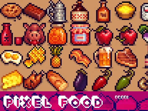 Free Pixel Food