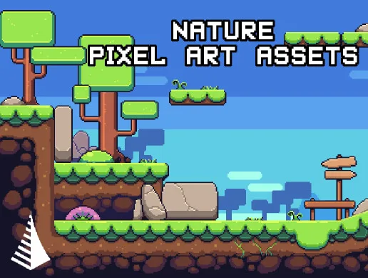 Nature pixel art base assets FREE