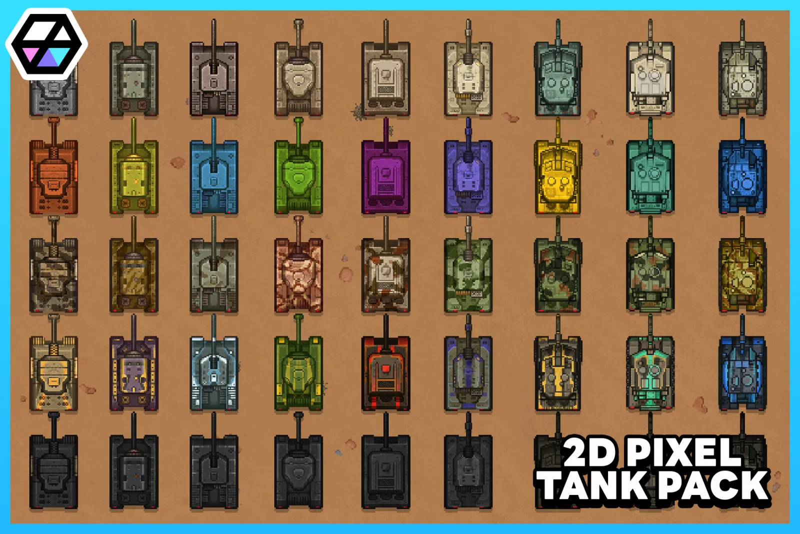 2D Pixel - Tank Pack