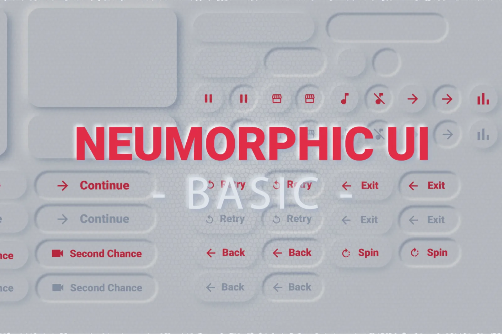 Neumorphic UI - Basic