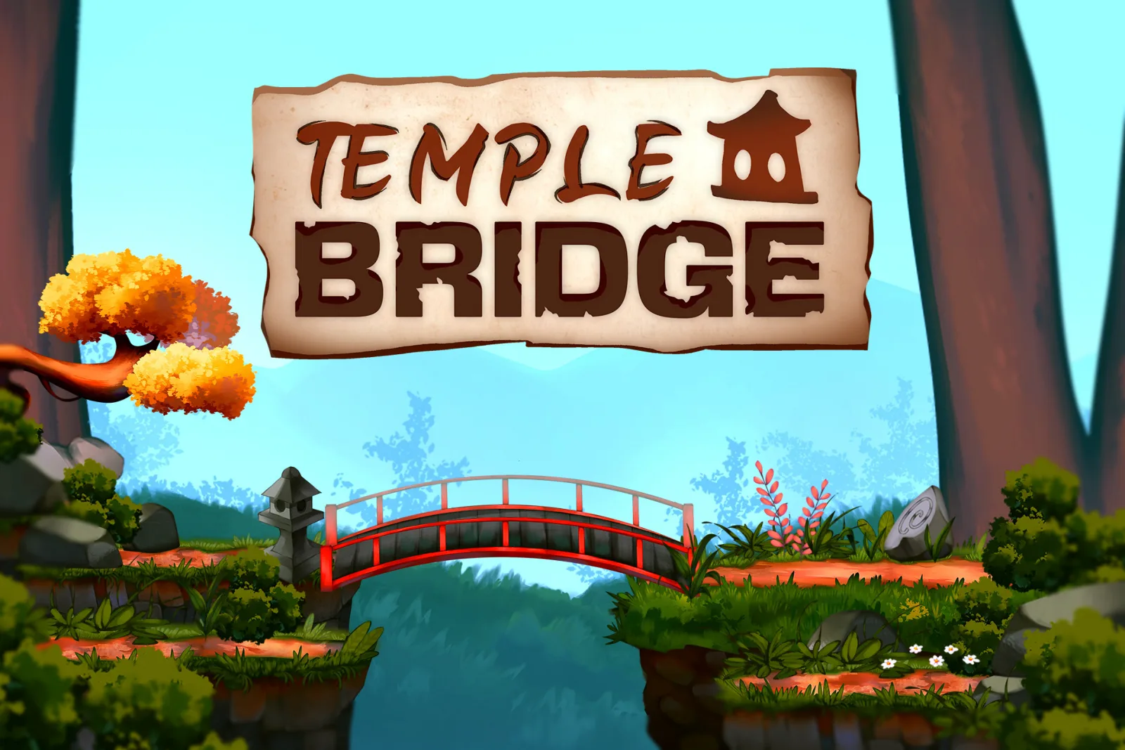 Temple Bridge - Stylized 2D Side Scroller Pack