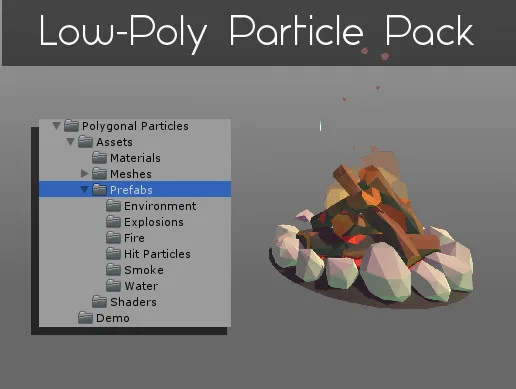 Polygonal's Low-Poly Particle Pack