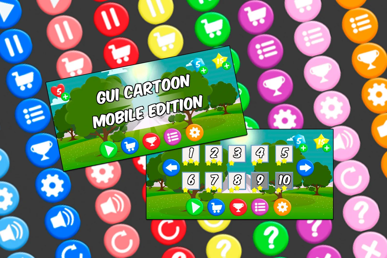 GUI Cartoon Mobile Edition
