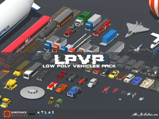 LPVP - Low Polygon Vehicles Pack v1.1.1