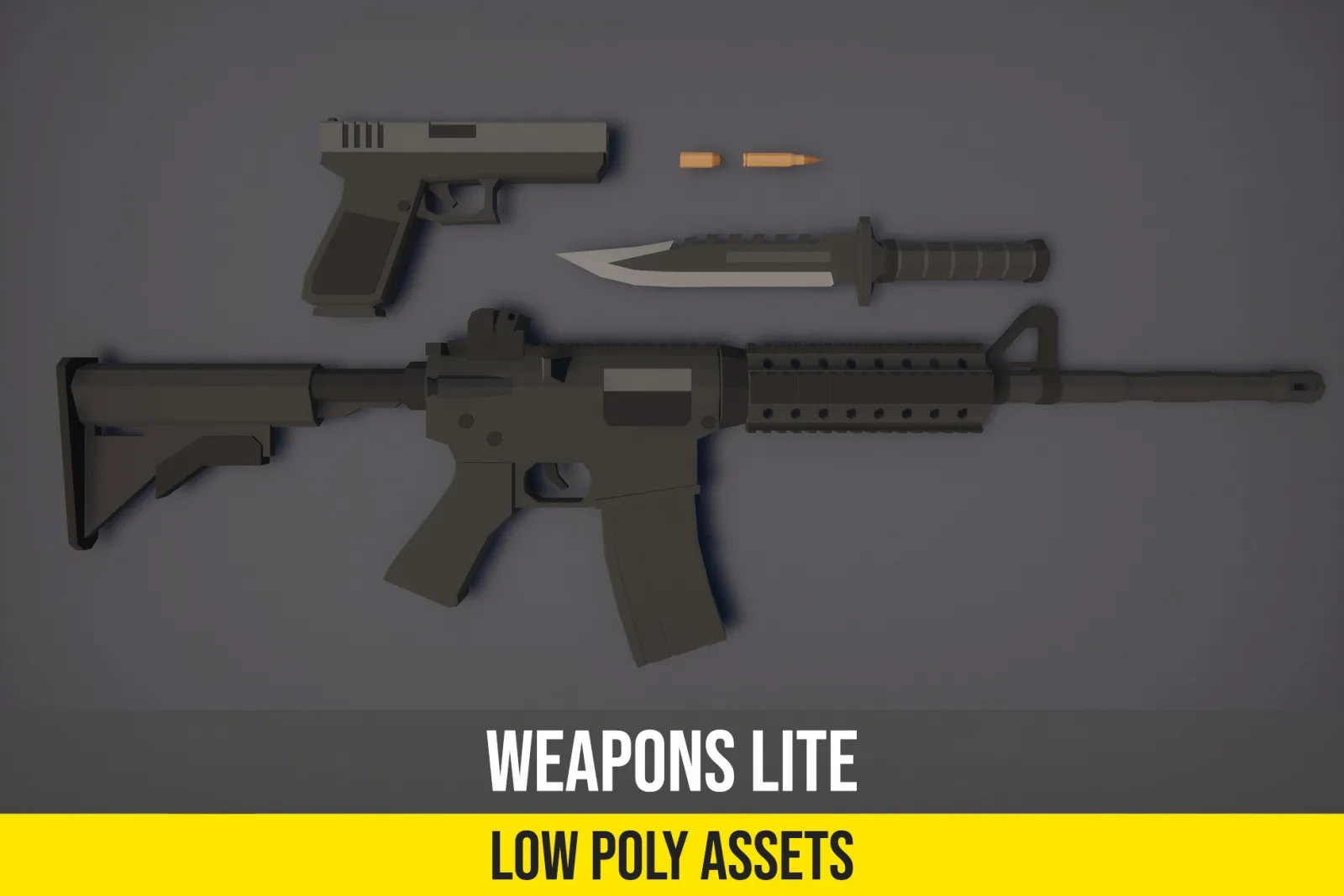 Low Poly FPS Weapons Lite