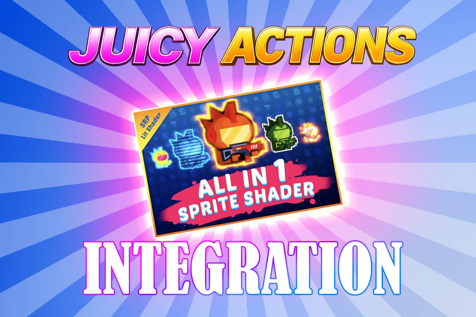 Juicy Actions for All in 1 Sprite Shader