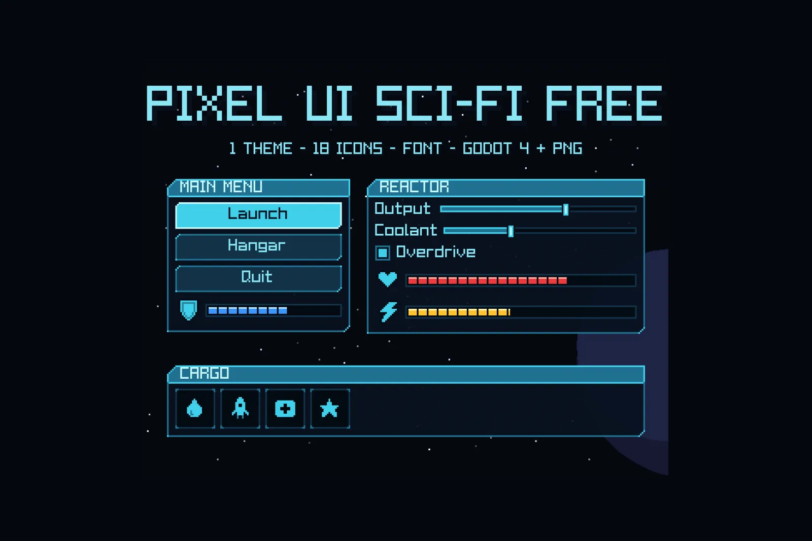 Pixel UI Sci-Fi Free
