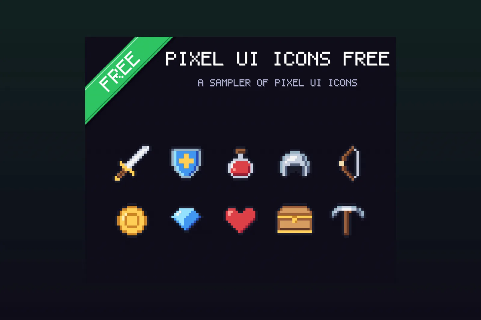 Pixel UI Icons Free