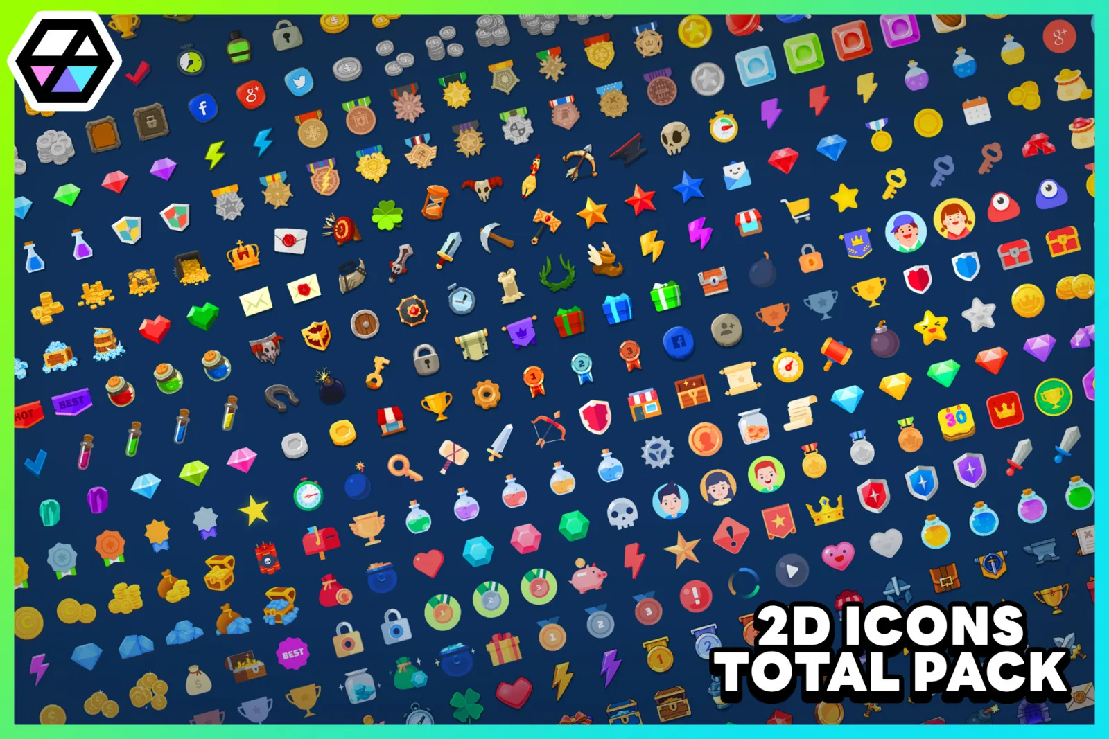 2D Icons - Total Pack v1.0.1