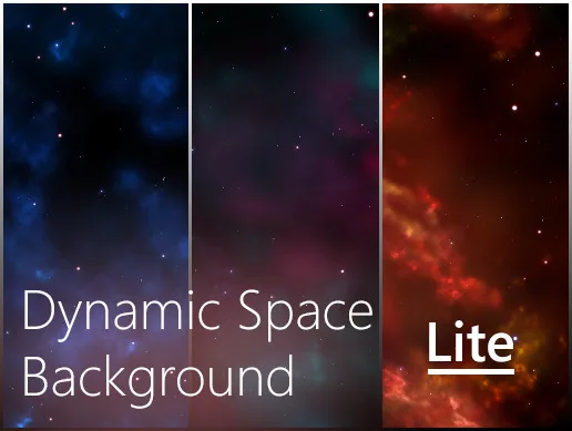 Dynamic Space Background Lite