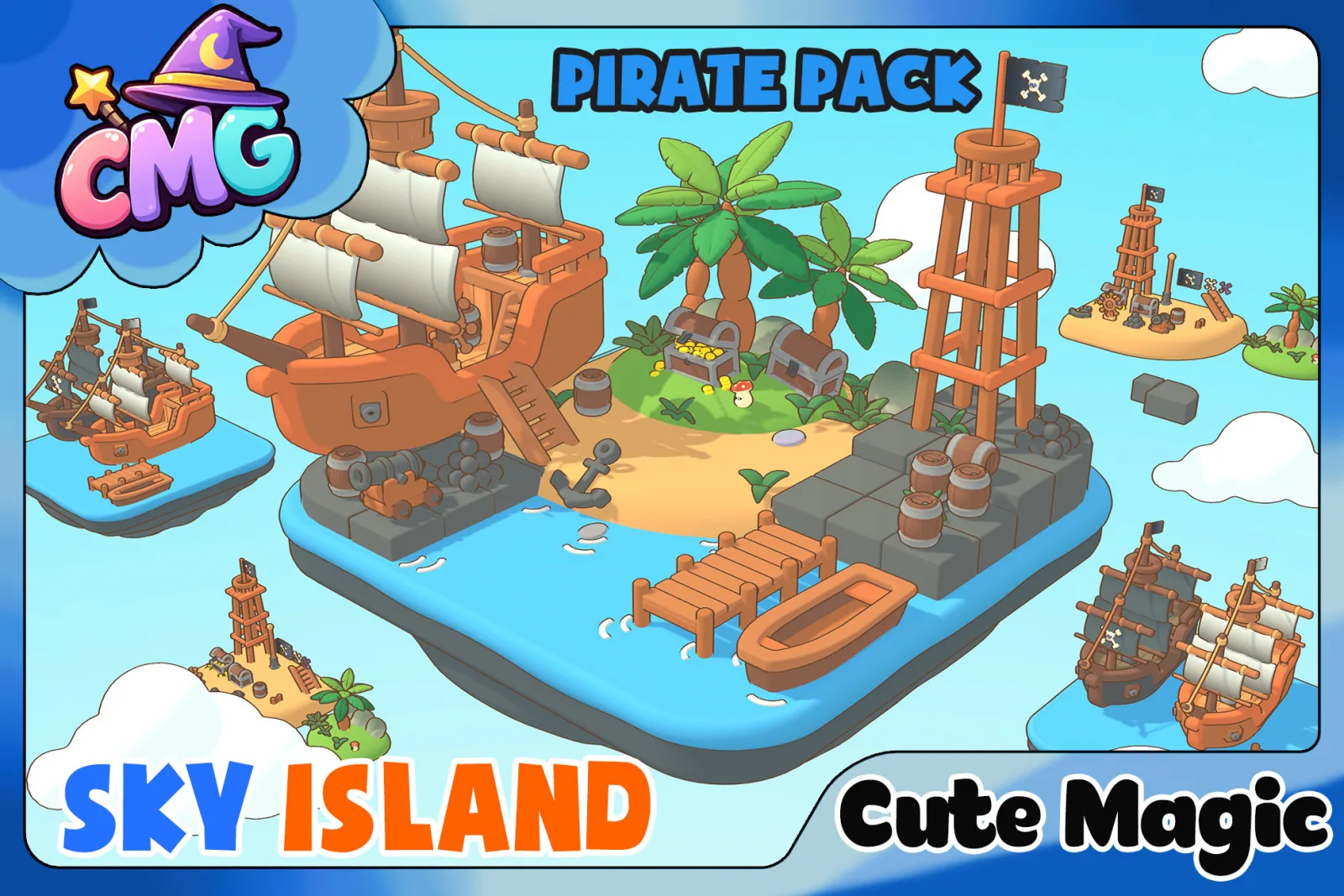 Cute Magic - SkyIsland Pack Free 01