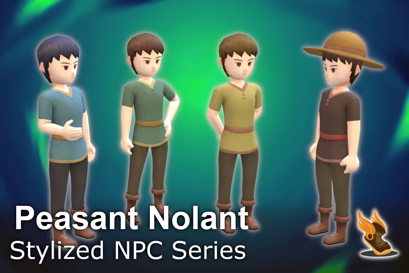 Stylized NPC - Peasant Nolant (DEMO)