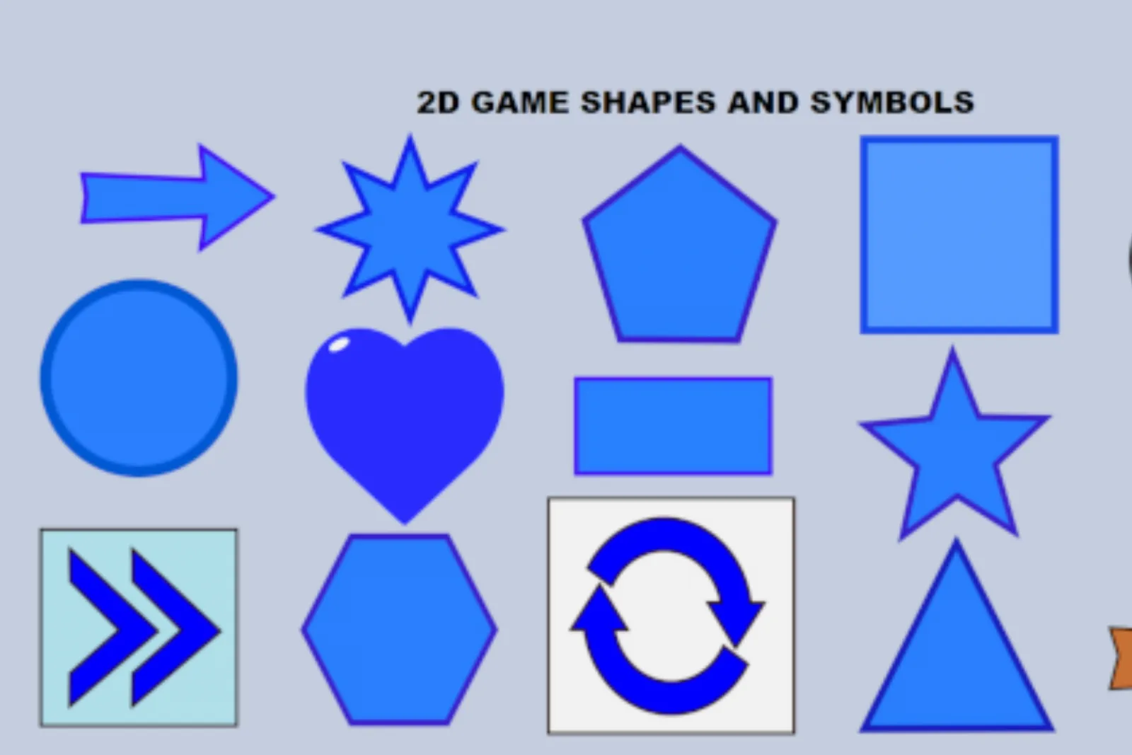 FREE 2D GAME SHAPES