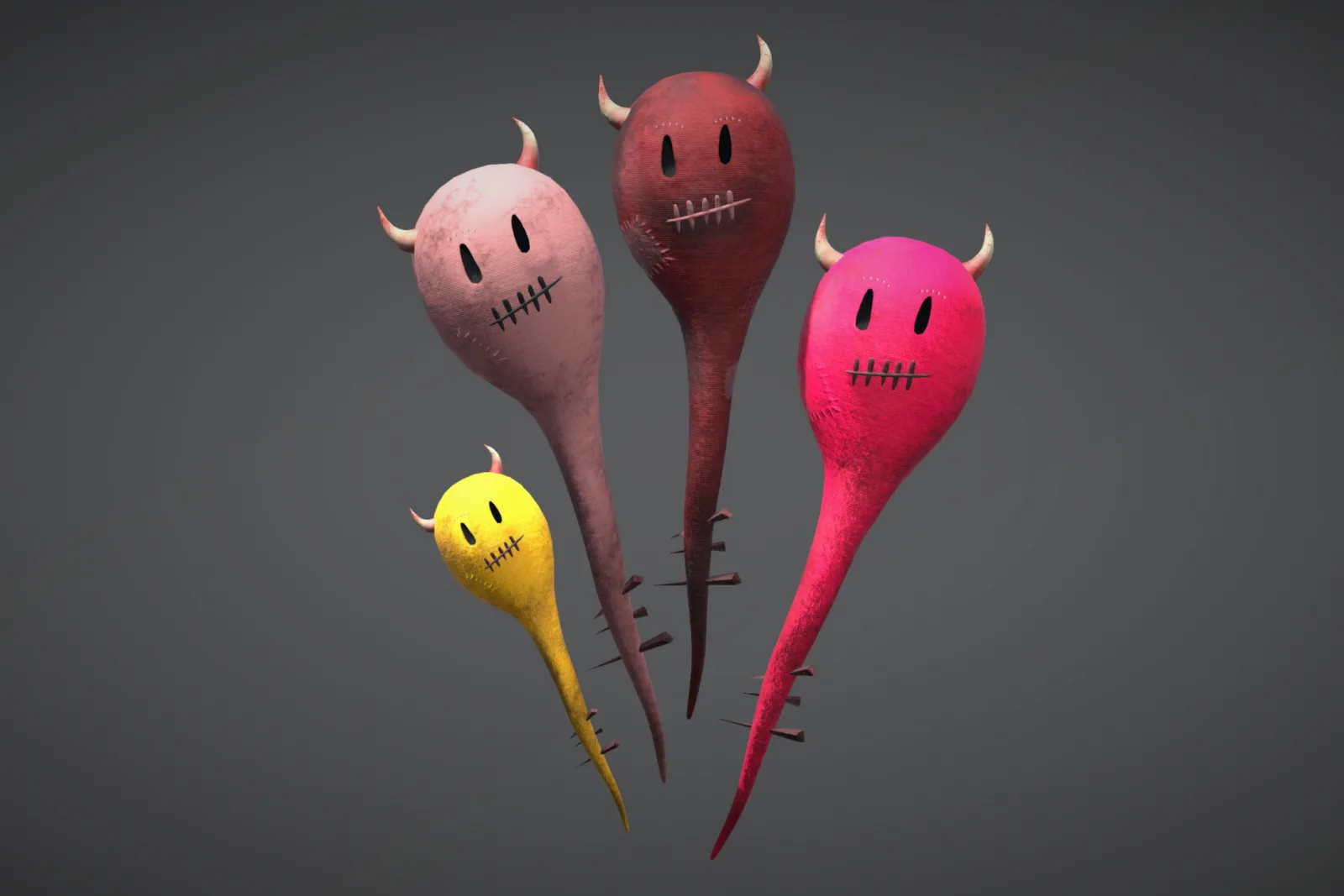 Balloon Ghost(with Breakable parts)