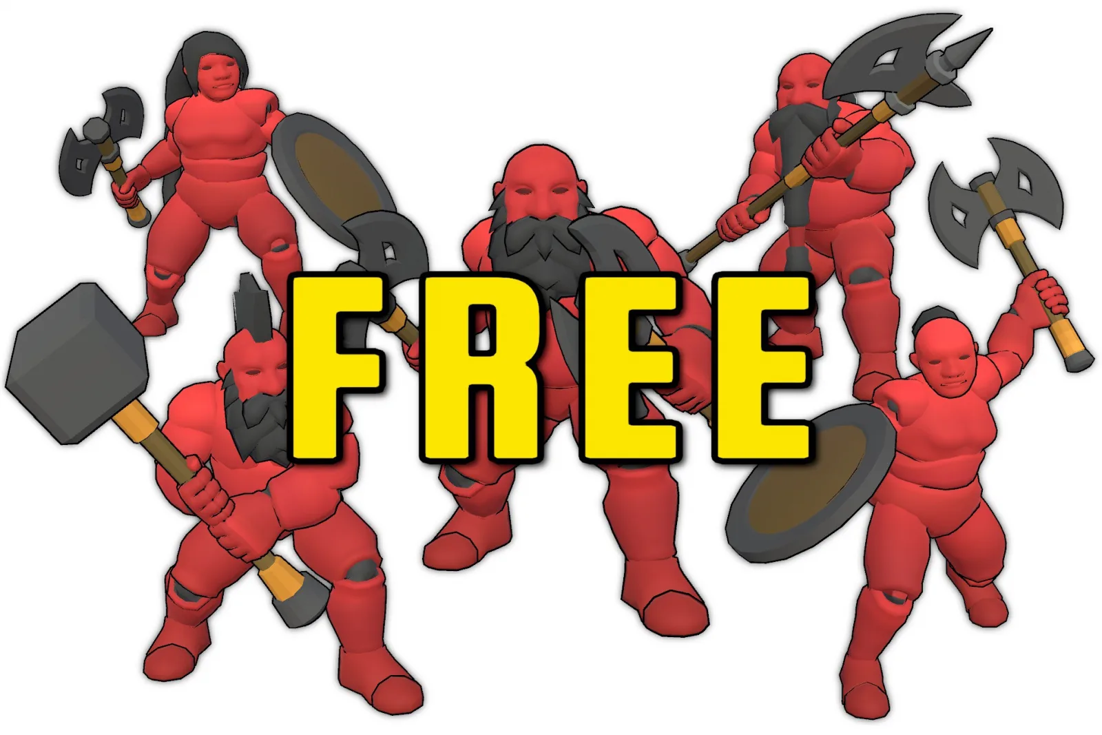 Dwarf Melee Animations FREE