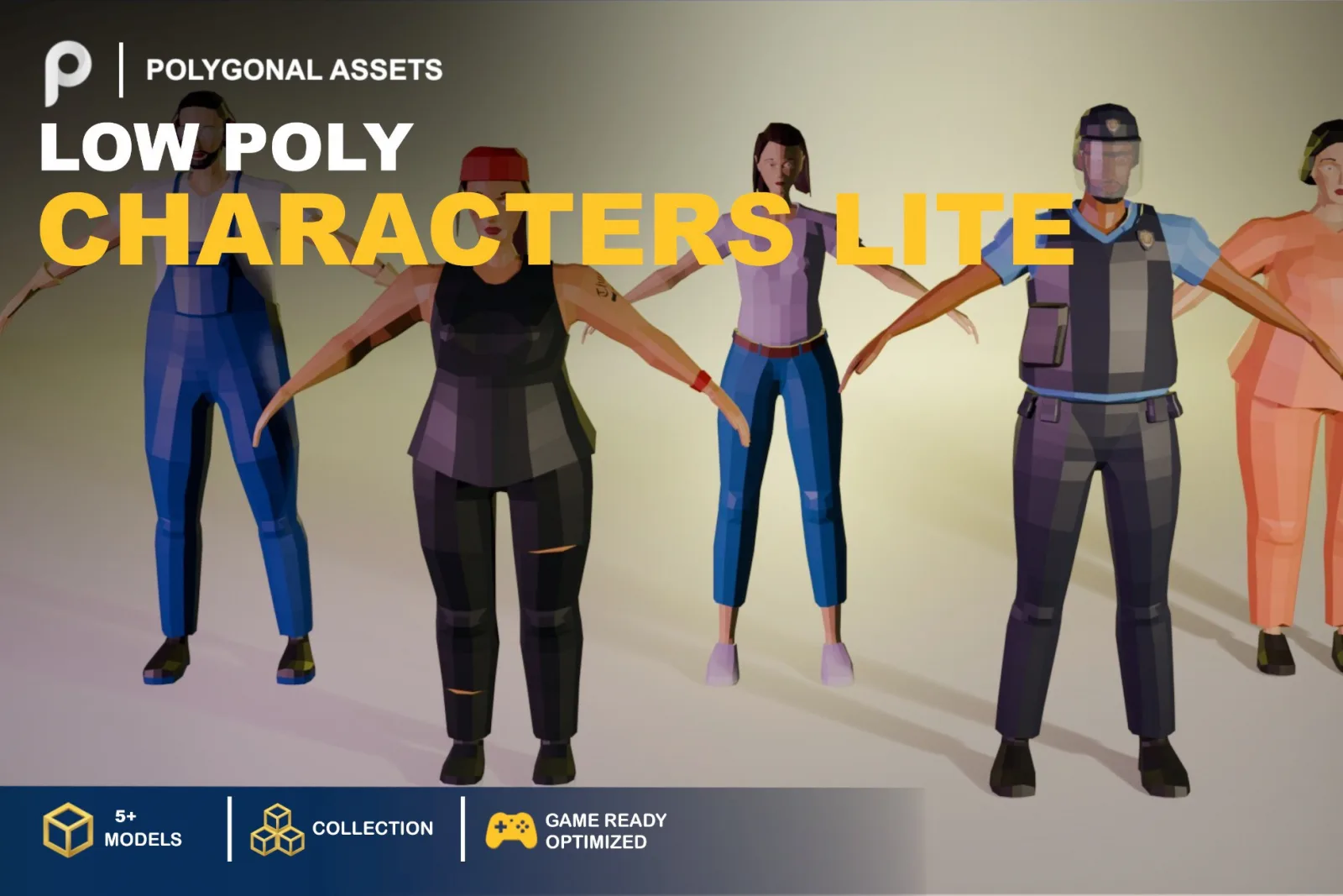 Low poly Characters lite