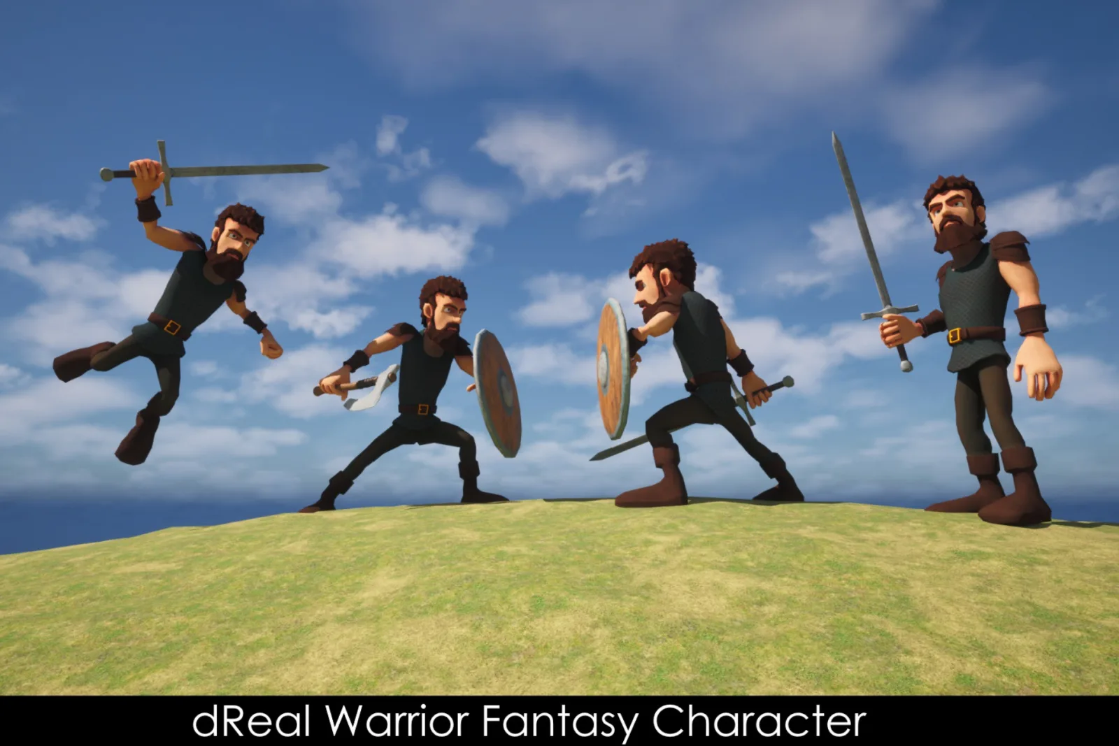 dReal Warrior Fantasy Character