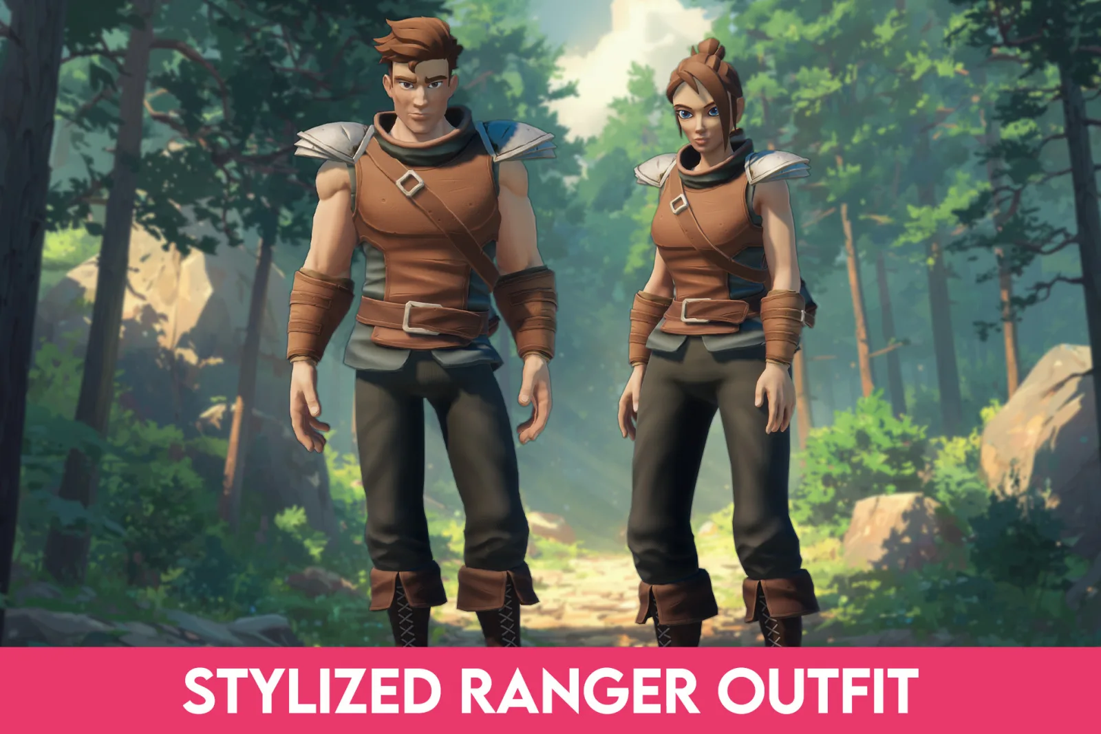 Stylized Medieval Ranger Outfit
