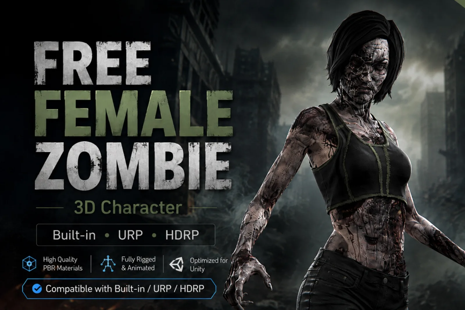 Free Female Zombie