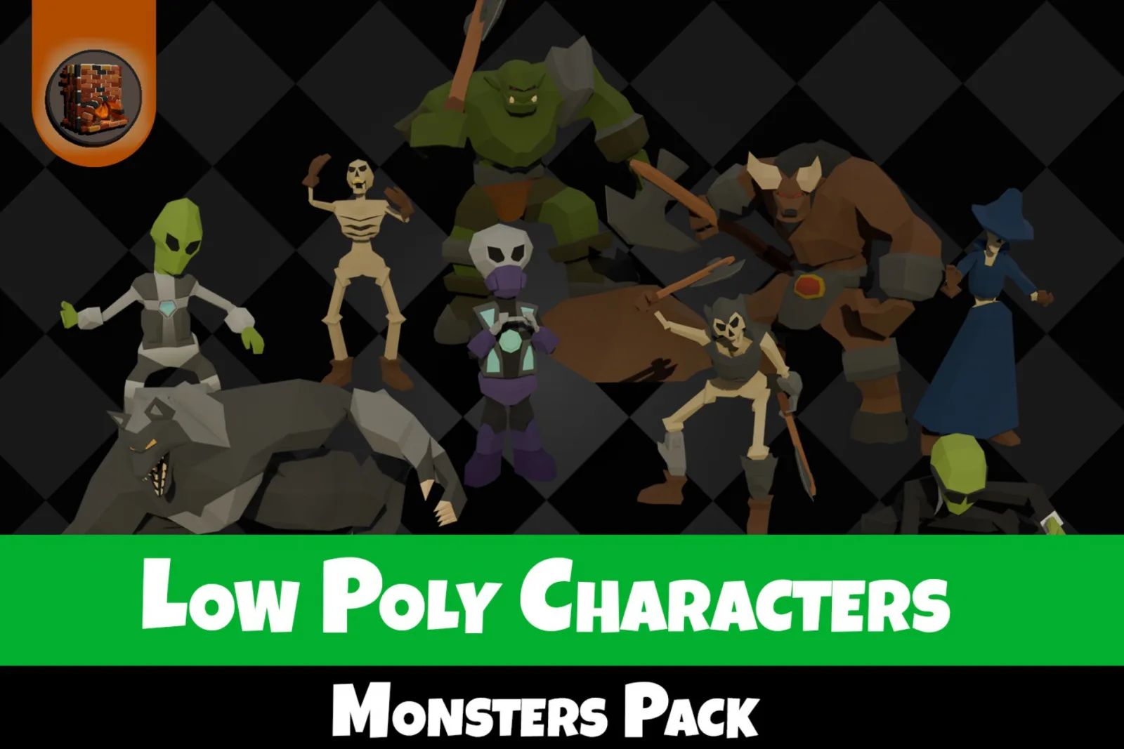 Low Poly Monster Character Pack