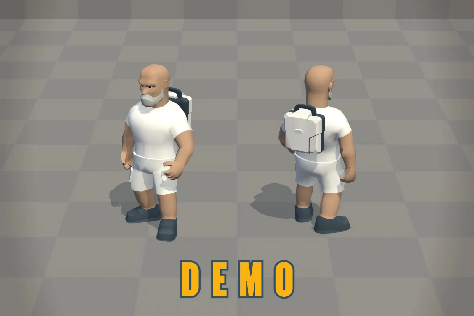 Low Poly Sci-Fi Soldiers M Demo