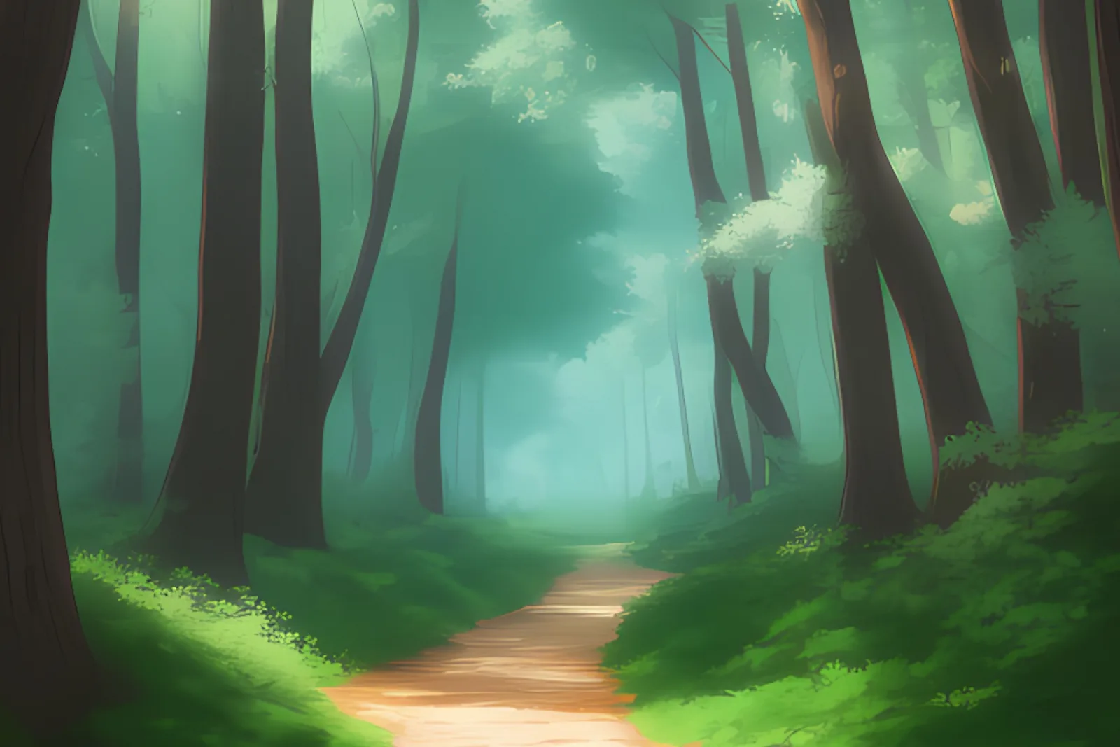 Background for mobile games, portrait, 2D, art.