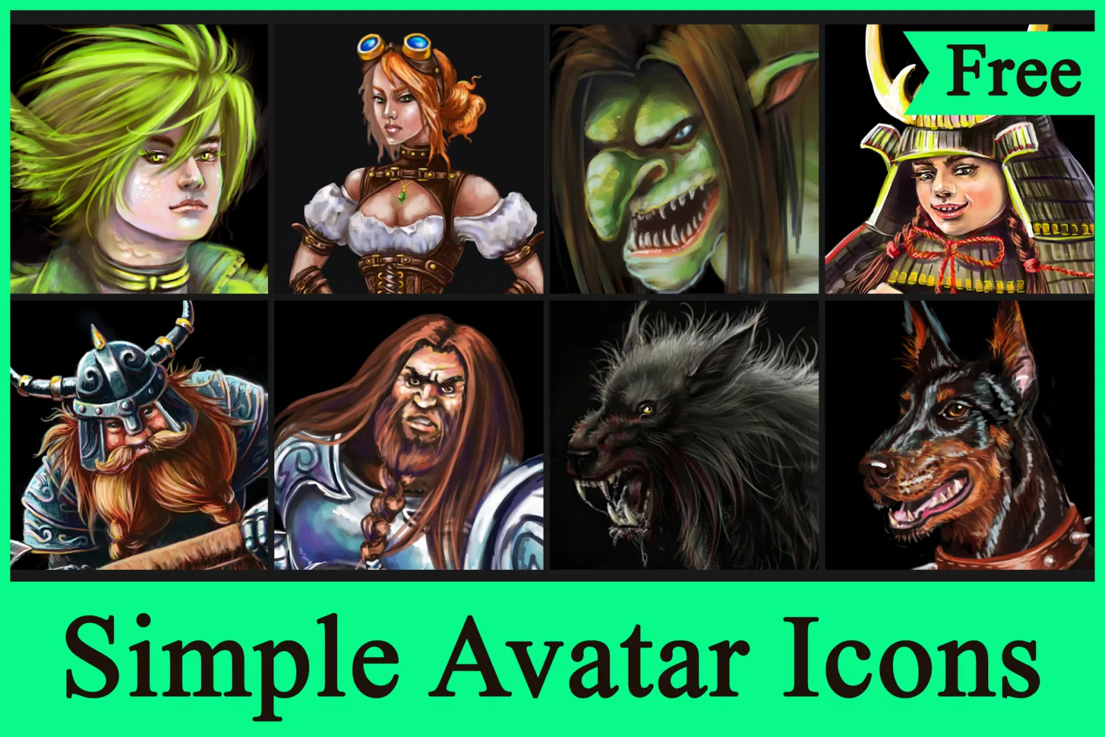 Simple Avatar Icons