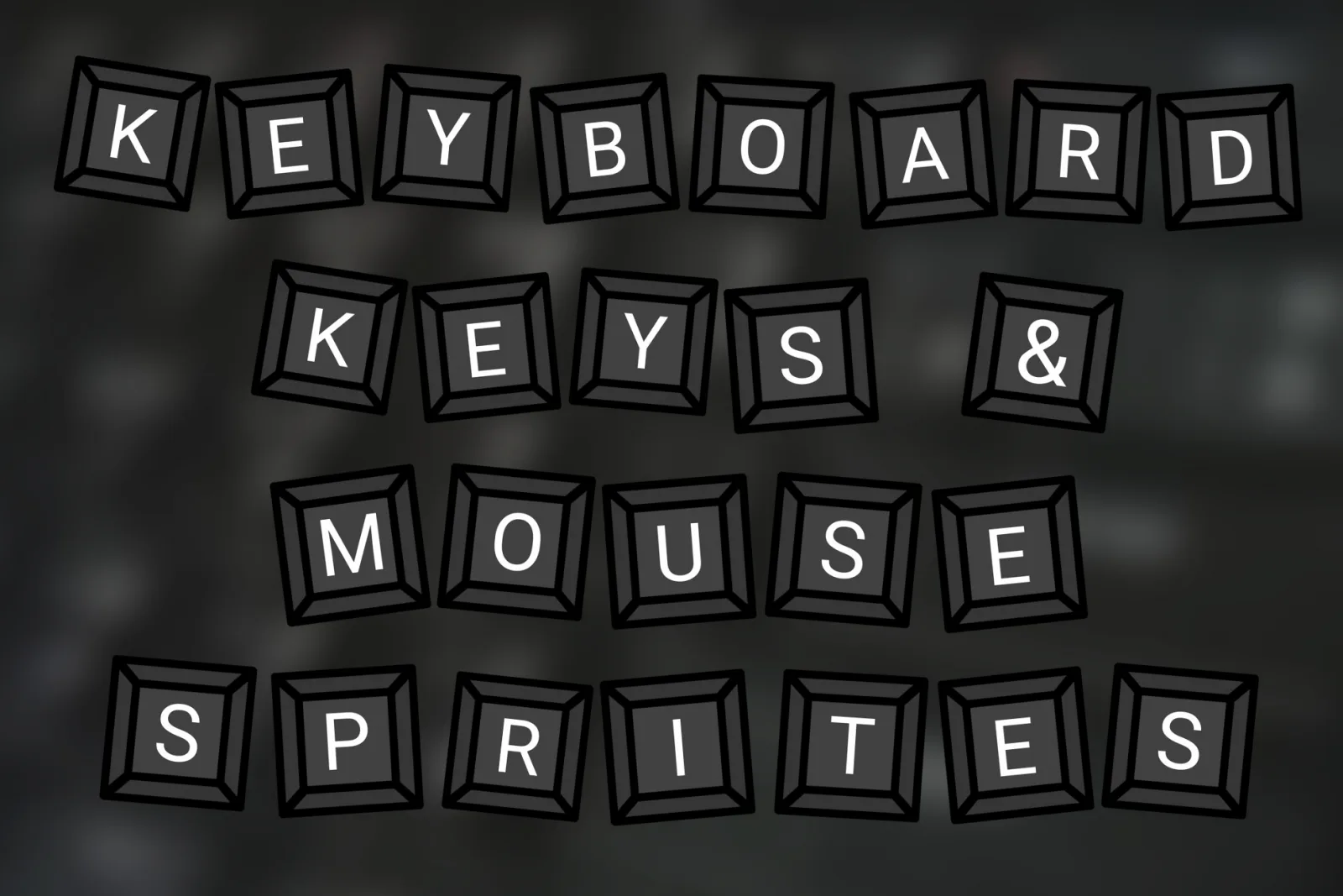 Keyboard Keys & Mouse Sprites