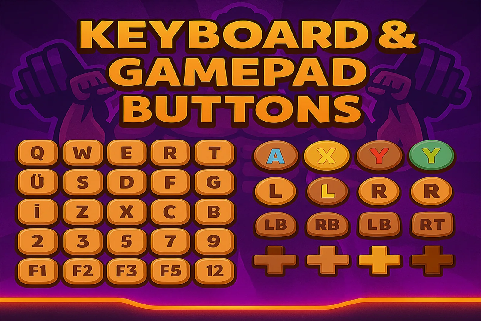 PC & Console Buttons Icons