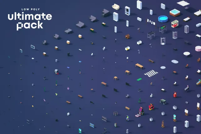 Low Poly Ultimate Pack