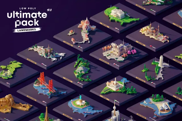 Low Poly Ultimate Pack