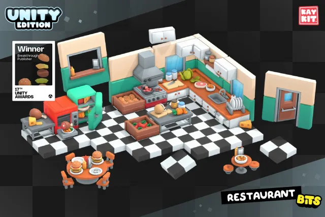 KayKit - Restaurant Bits (for Unity)
