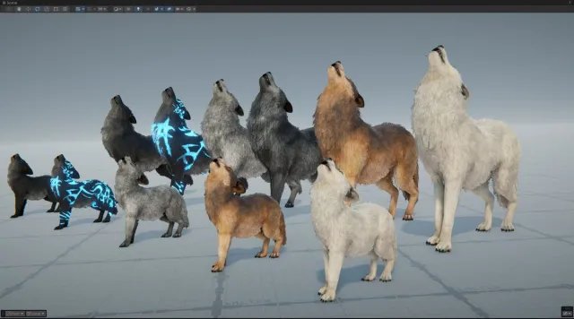 Realistic Wolf