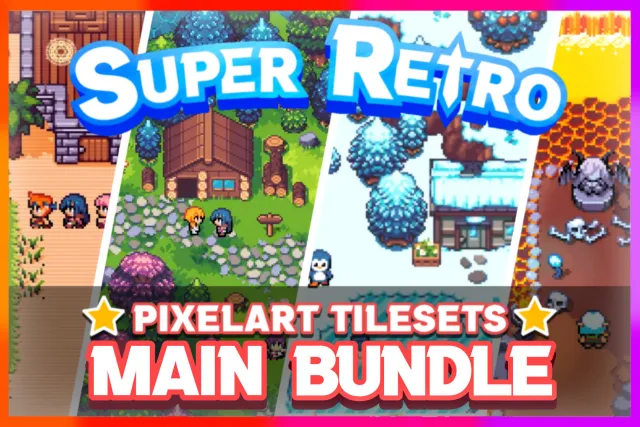 2D Cozy RPG - Farming - Tilesets - Characters - Pixelart MAIN BUNDLE