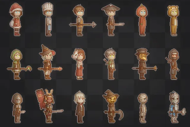 Customizable Pixel Character