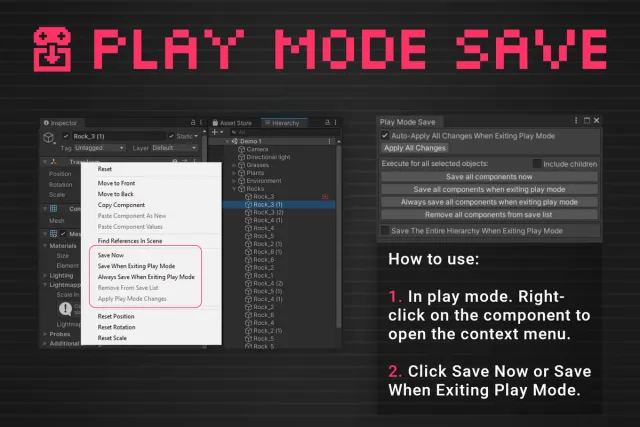 Play Mode Save