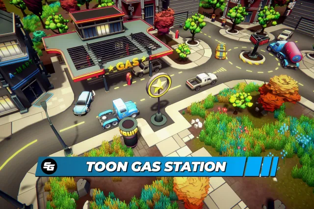 Toon Gas Station